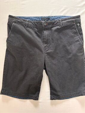 Sun Valley Shorts Mens Size 48 Gray Textured Casual Golf Flat Front